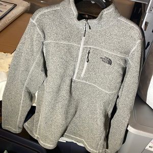 1/4 Zip up Northface Sweater. Size Large